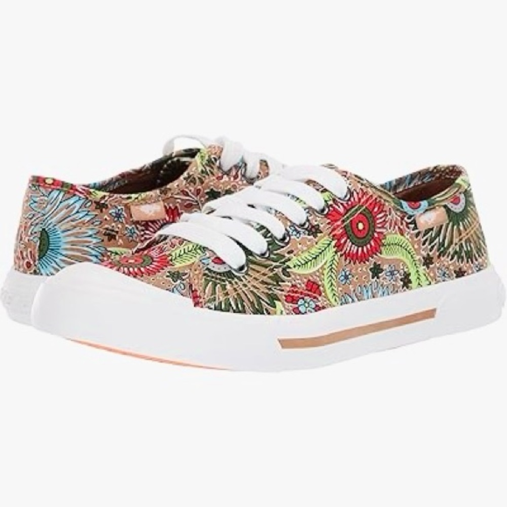 New Rocket Dog Shoes Jumpin Floral Summer Low Top Multicolor Woman’s Size 11
